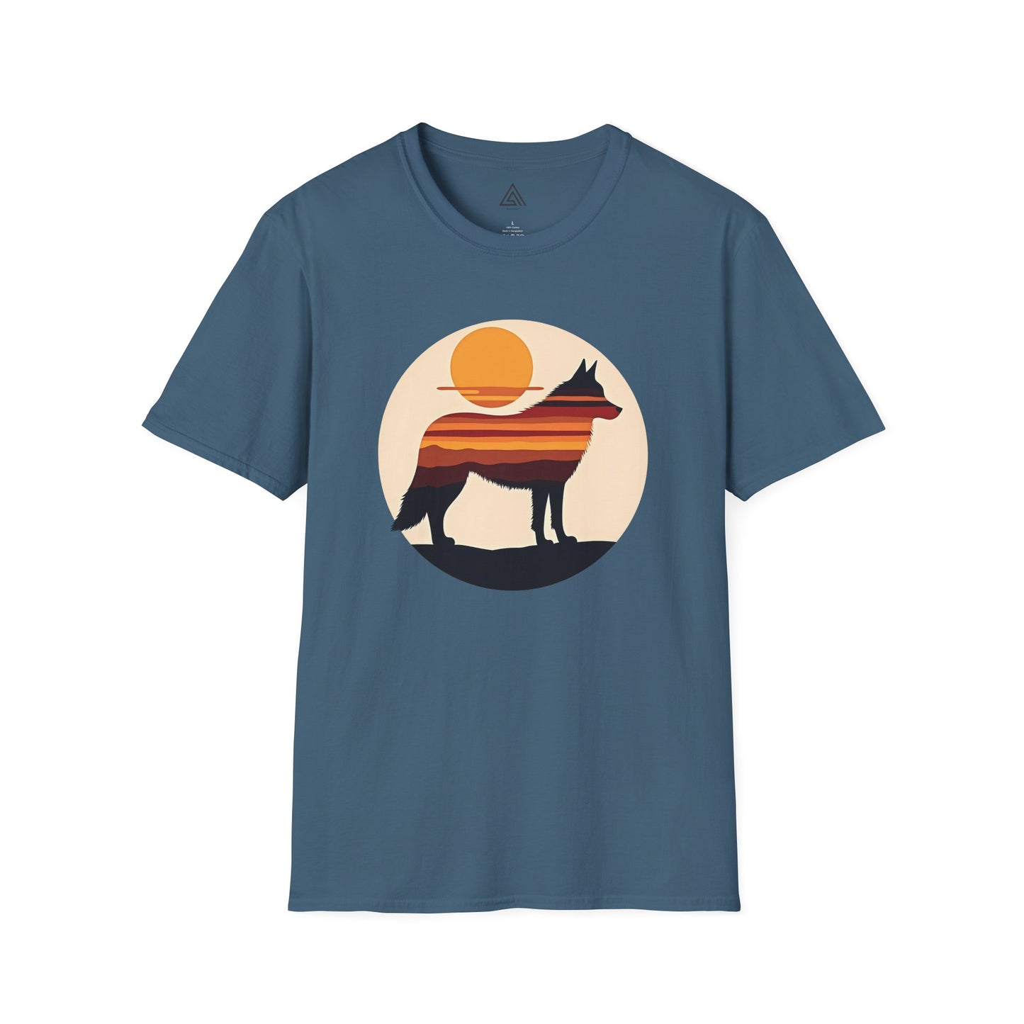 Sunset Husky Silhouette T-Shirt