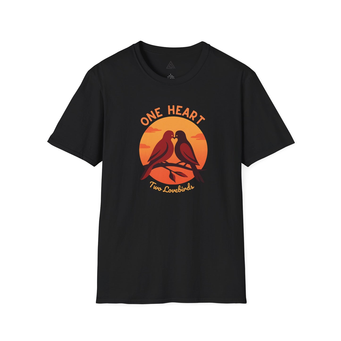 One Heart Two Lovebirds T-Shirt