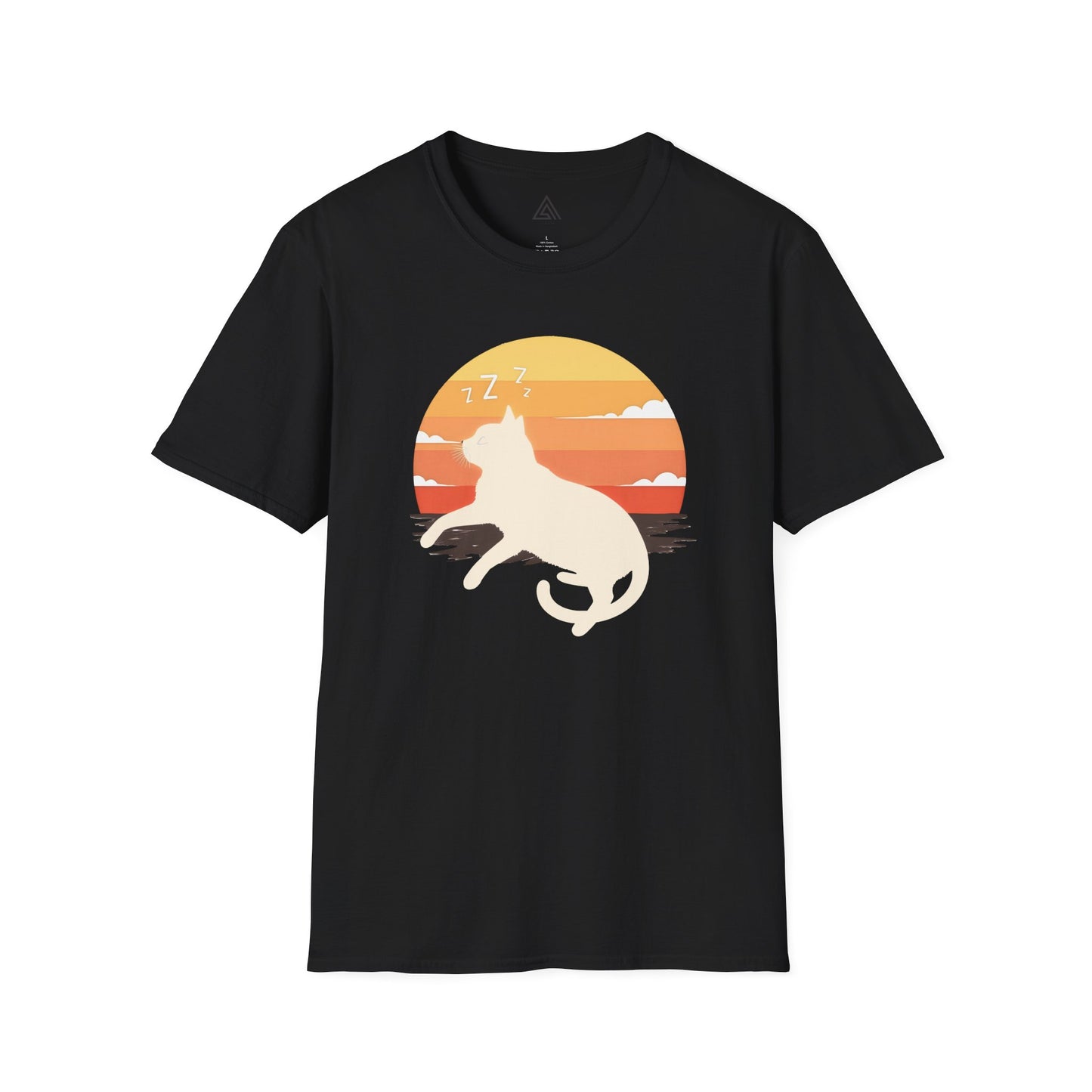 Dreamy Sunset Cat Nap T-Shirt
