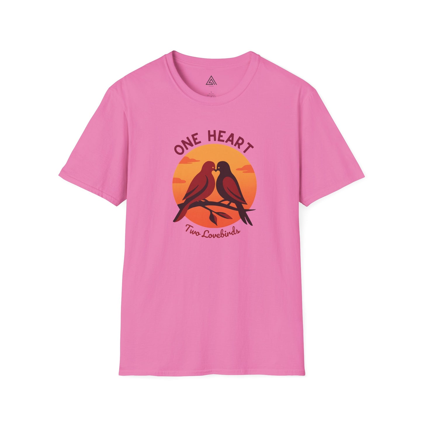 One Heart Two Lovebirds T-Shirt
