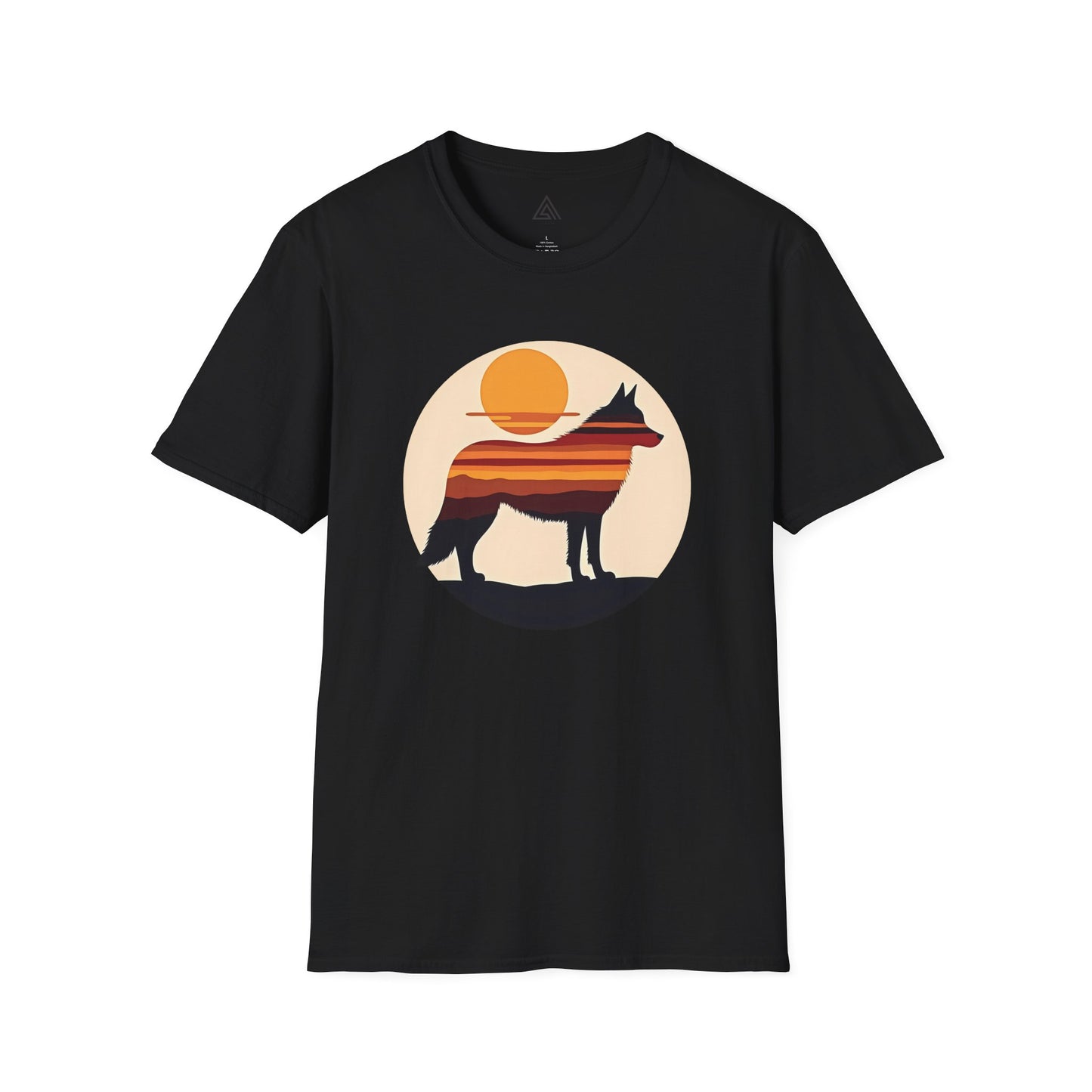 Sunset Husky Silhouette T-Shirt