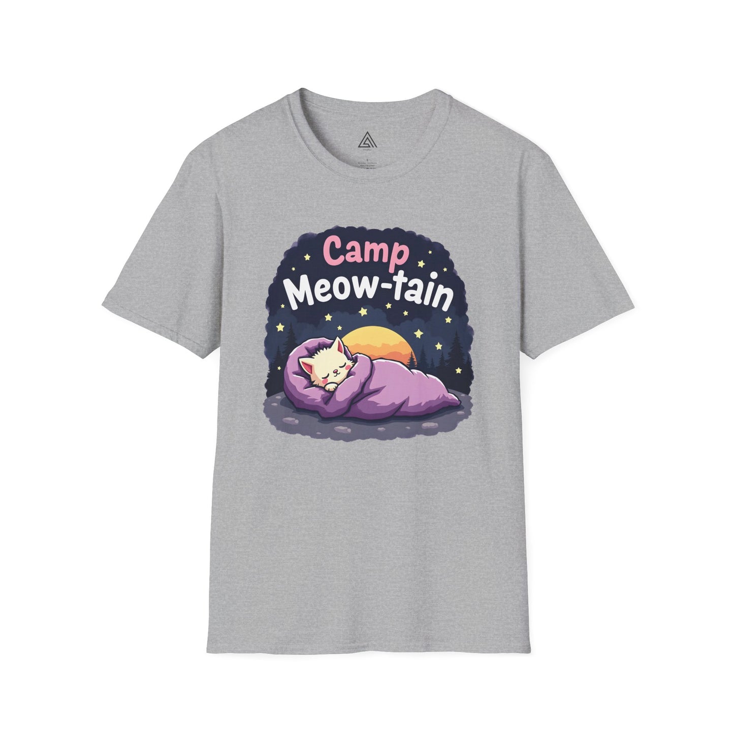 Adventure Cat Night Camp Meow-tain T-Shirt