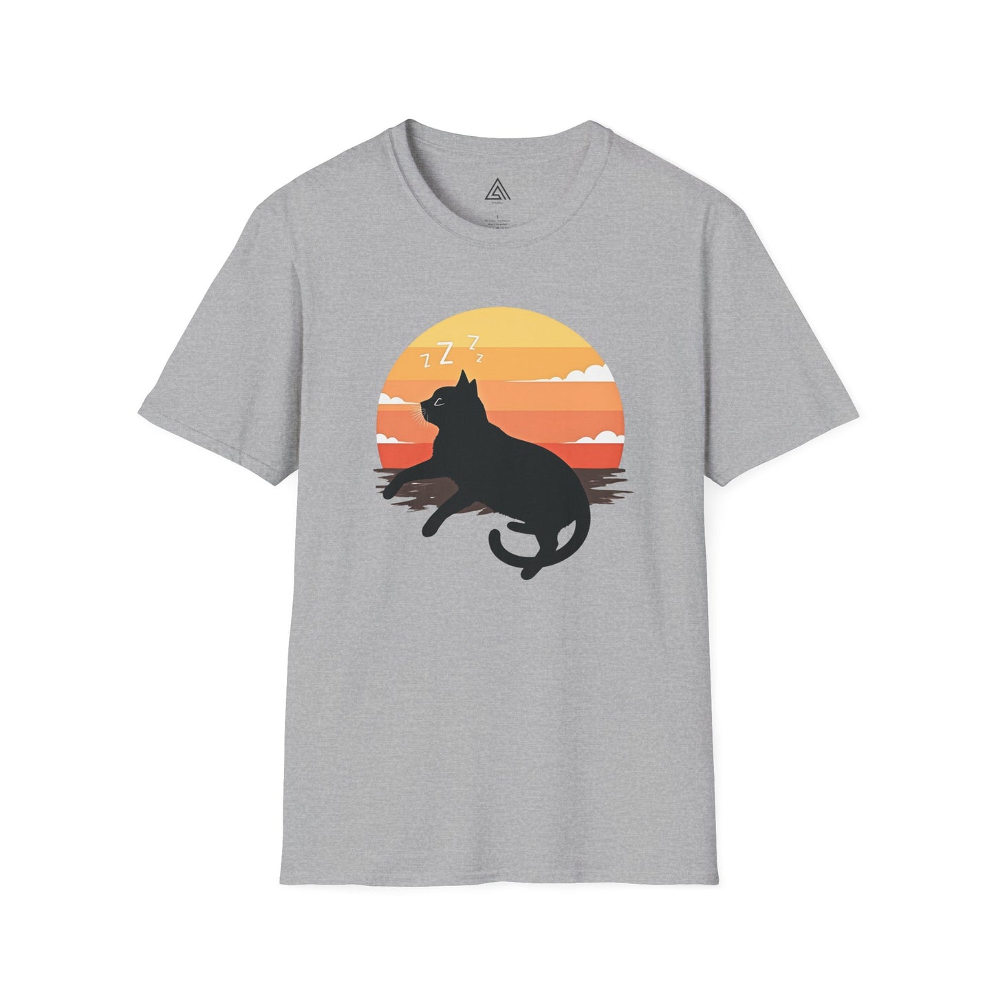 Dreamy Sunset Cat Nap T-Shirt