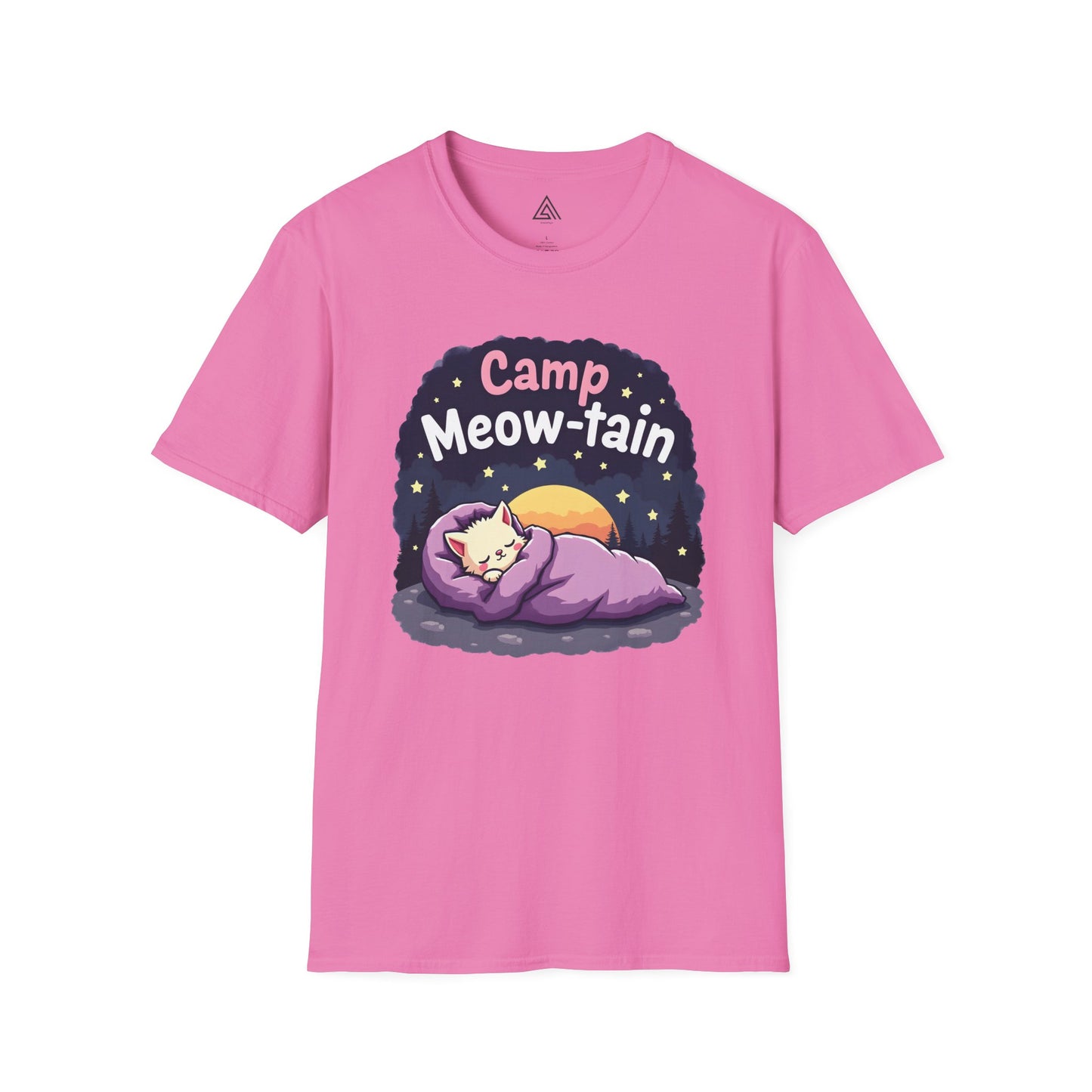 Adventure Cat Night Camp Meow-tain T-Shirt