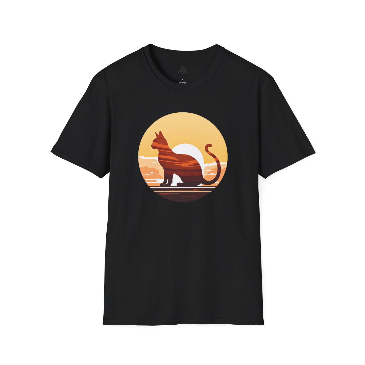 Sunset Silhouette Cat T-Shirt