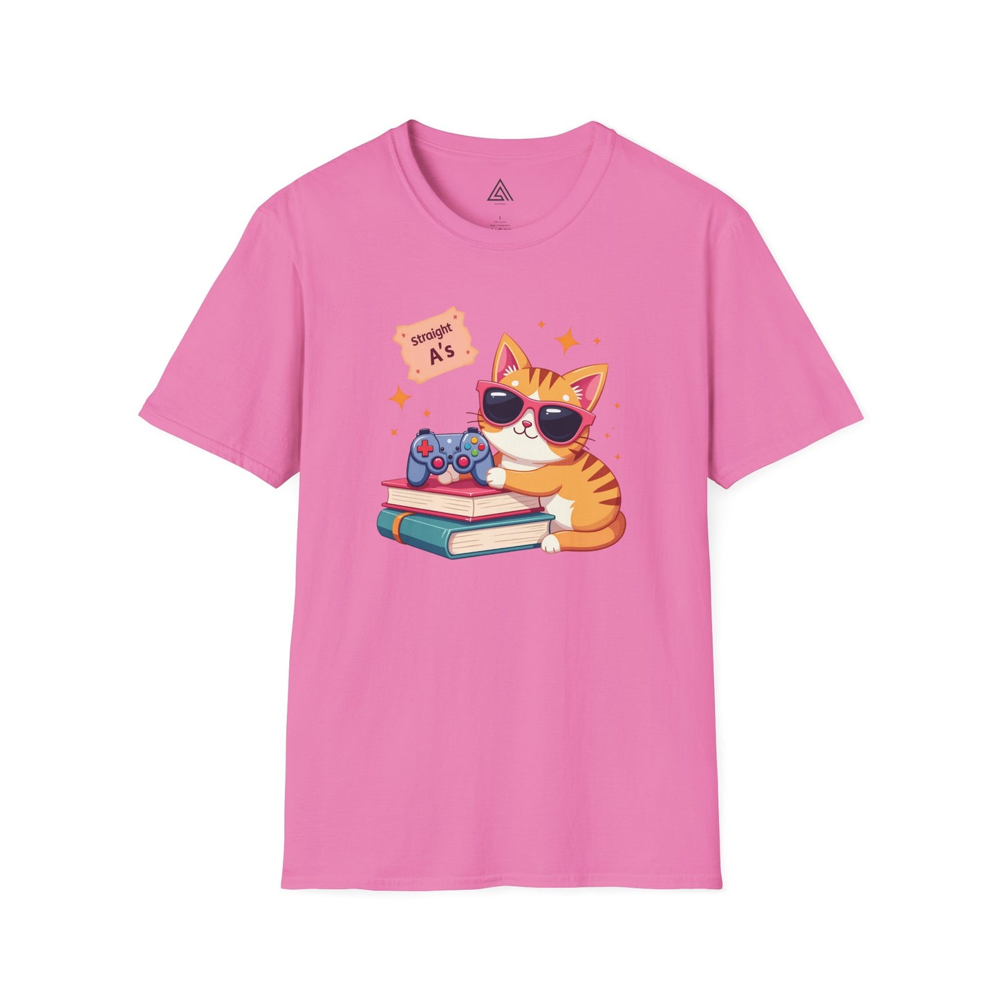 Smart Gamer Cat T-Shirt
