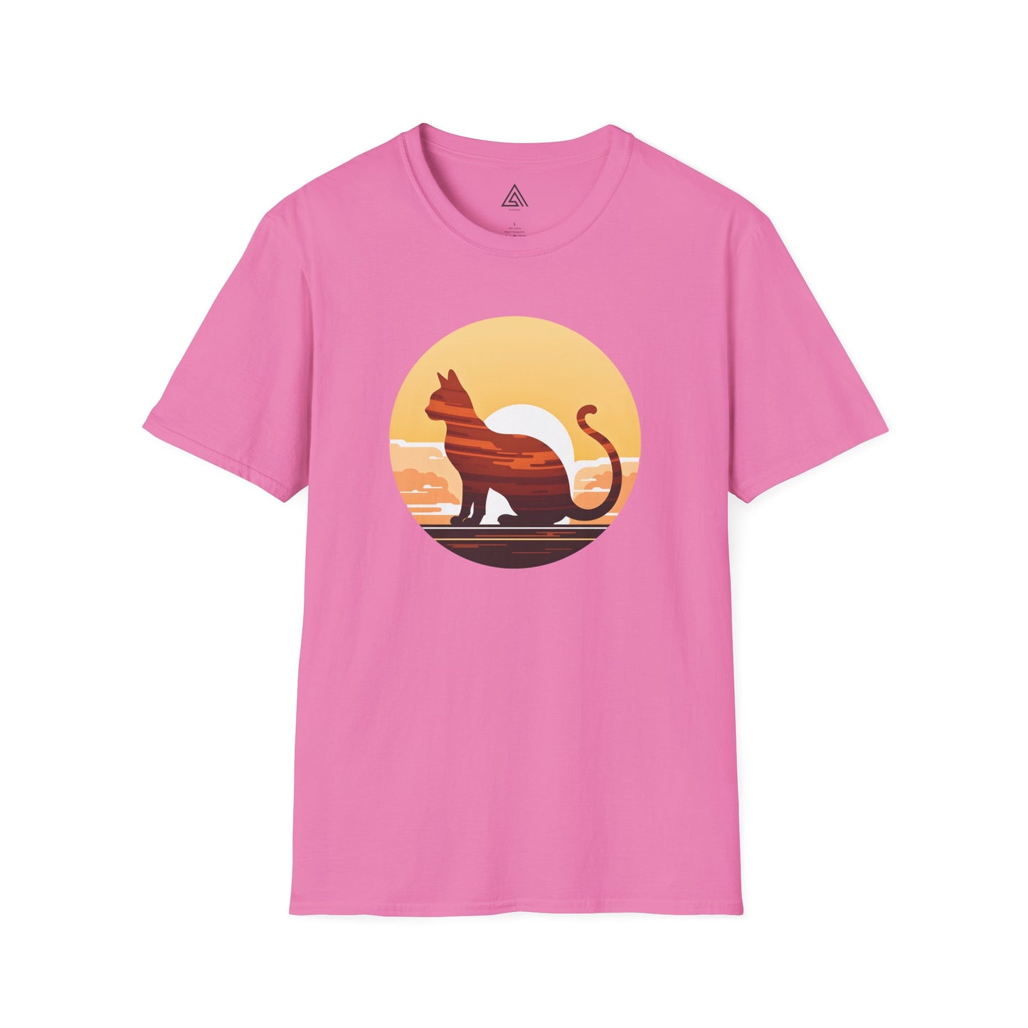 Sunset Silhouette Cat T-Shirt