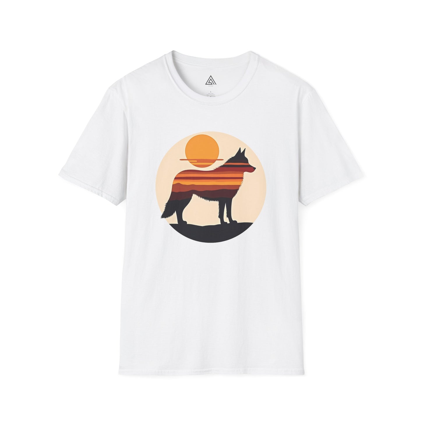 Sunset Husky Silhouette T-Shirt