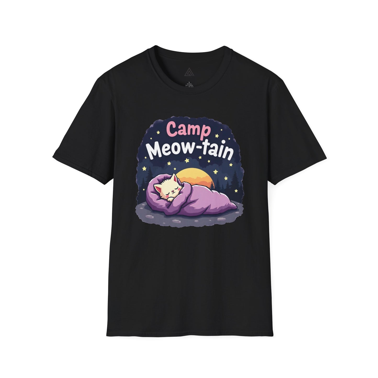Adventure Cat Night Camp Meow-tain T-Shirt