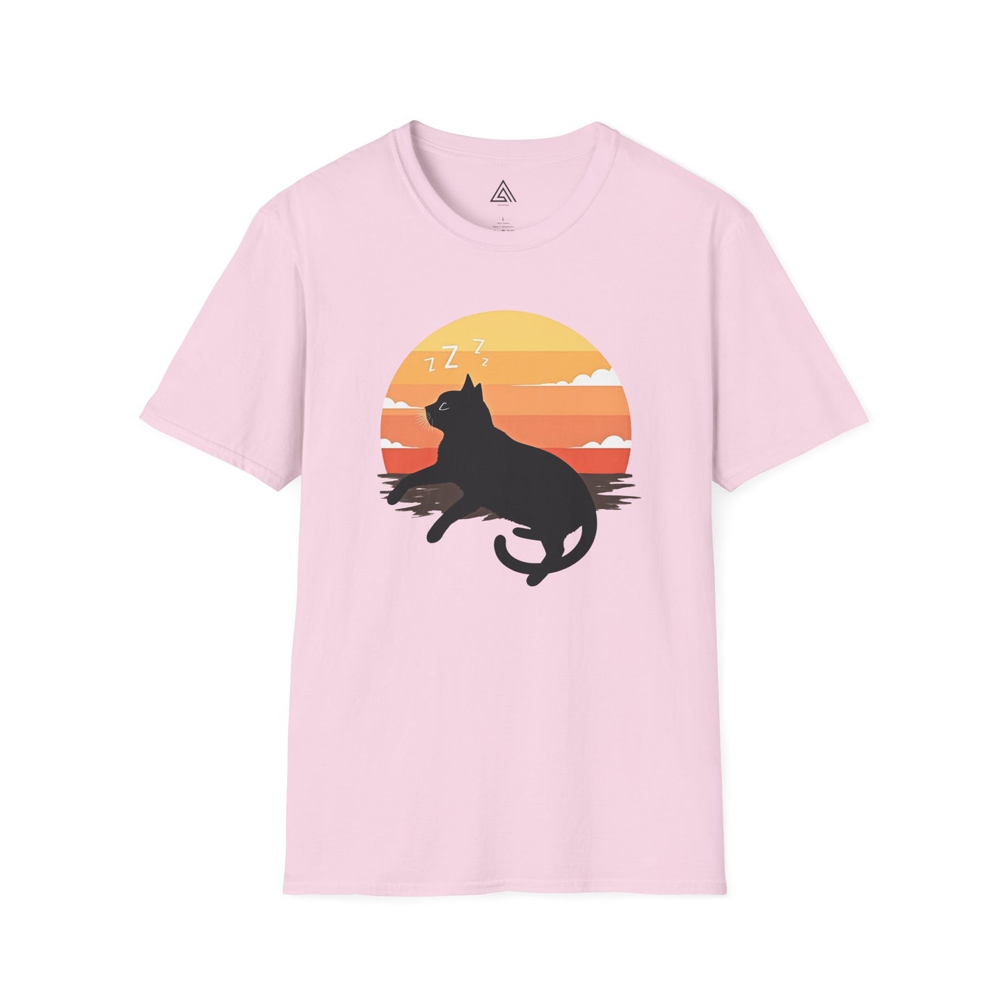 Dreamy Sunset Cat Nap T-Shirt