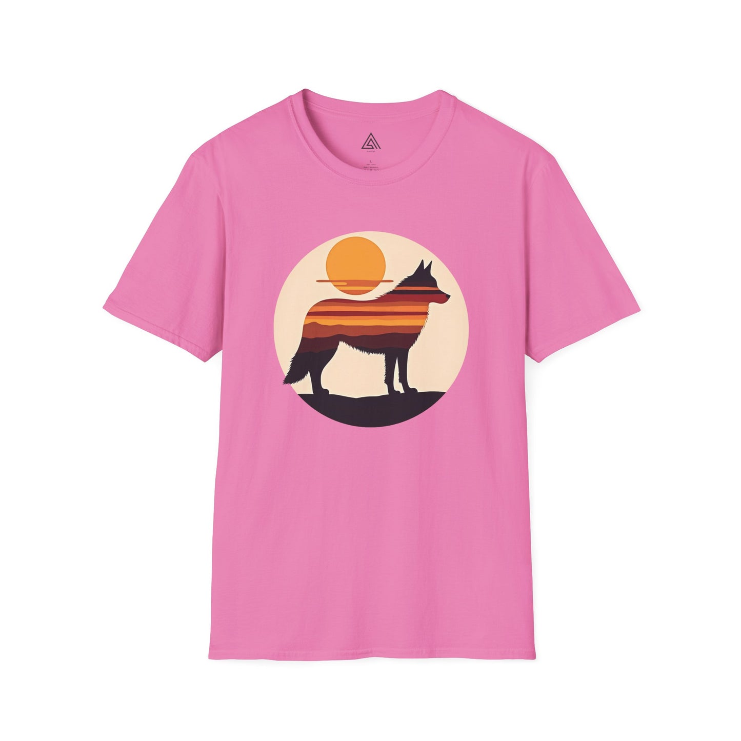 Sunset Husky Silhouette T-Shirt