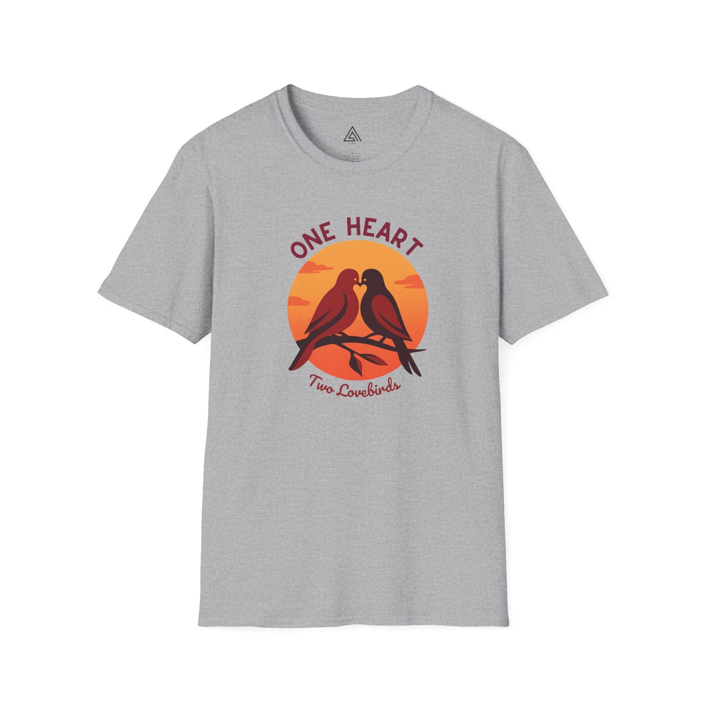 One Heart Two Lovebirds T-Shirt