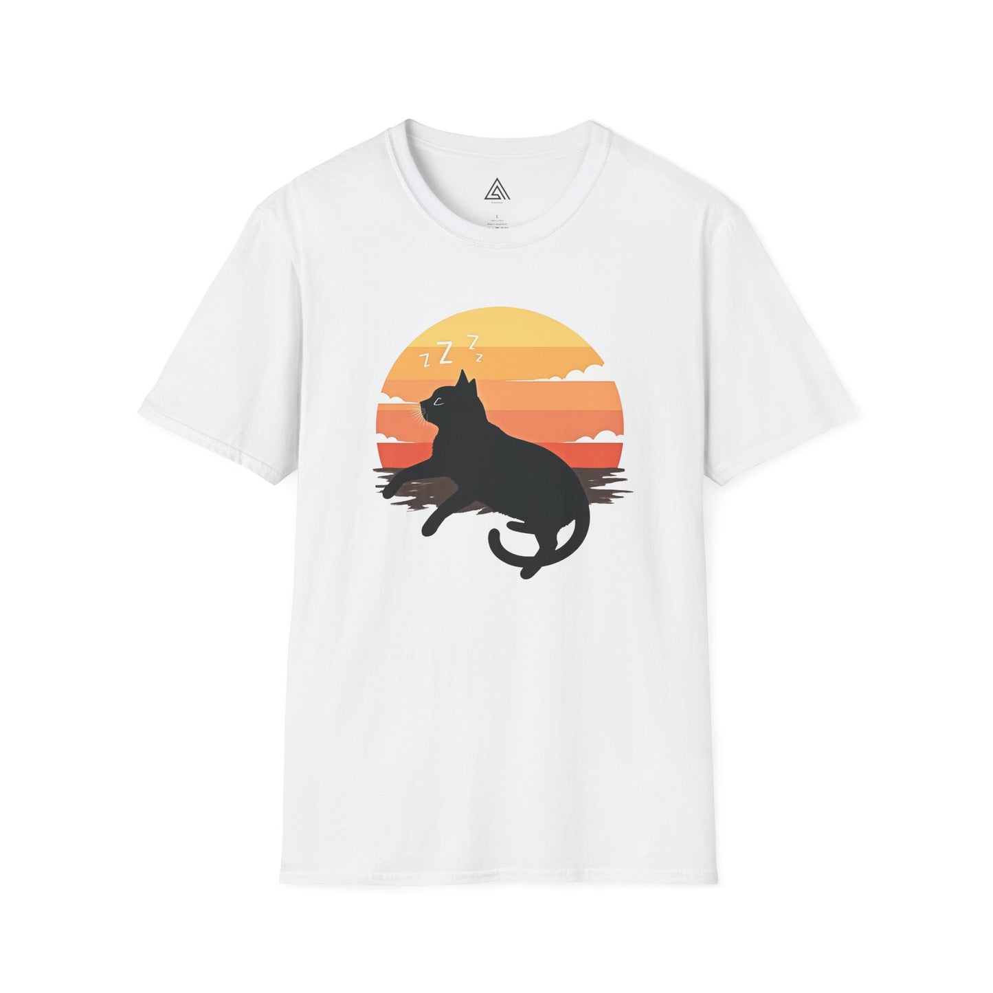 Dreamy Sunset Cat Nap T-Shirt