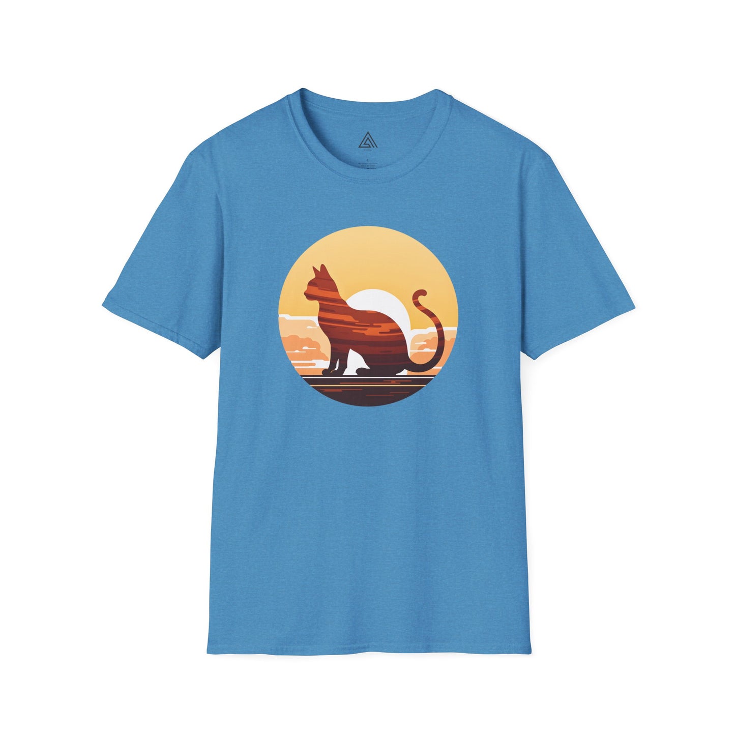 Sunset Silhouette Cat T-Shirt