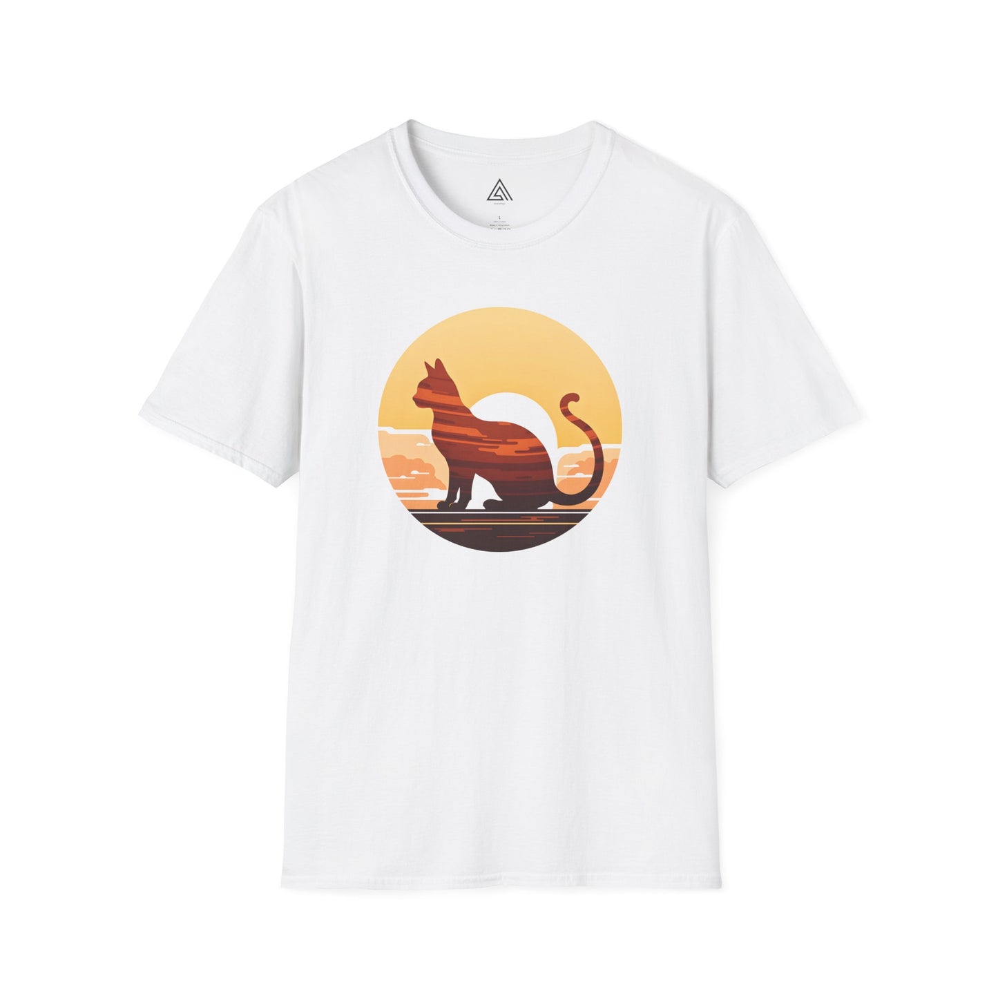 Sunset Silhouette Cat T-Shirt