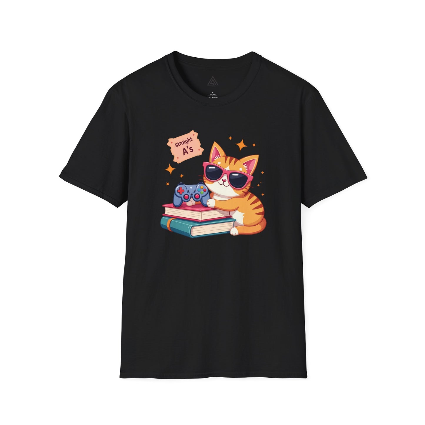 Smart Gamer Cat T-Shirt