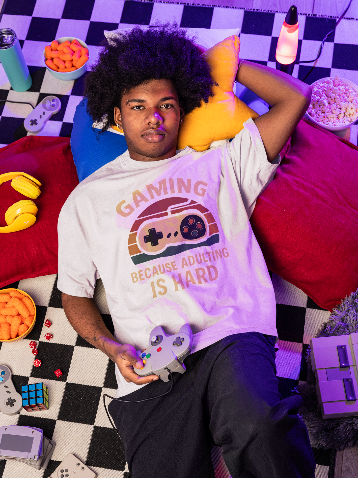 Gaming Because Adulting Is Hard T-Shirt