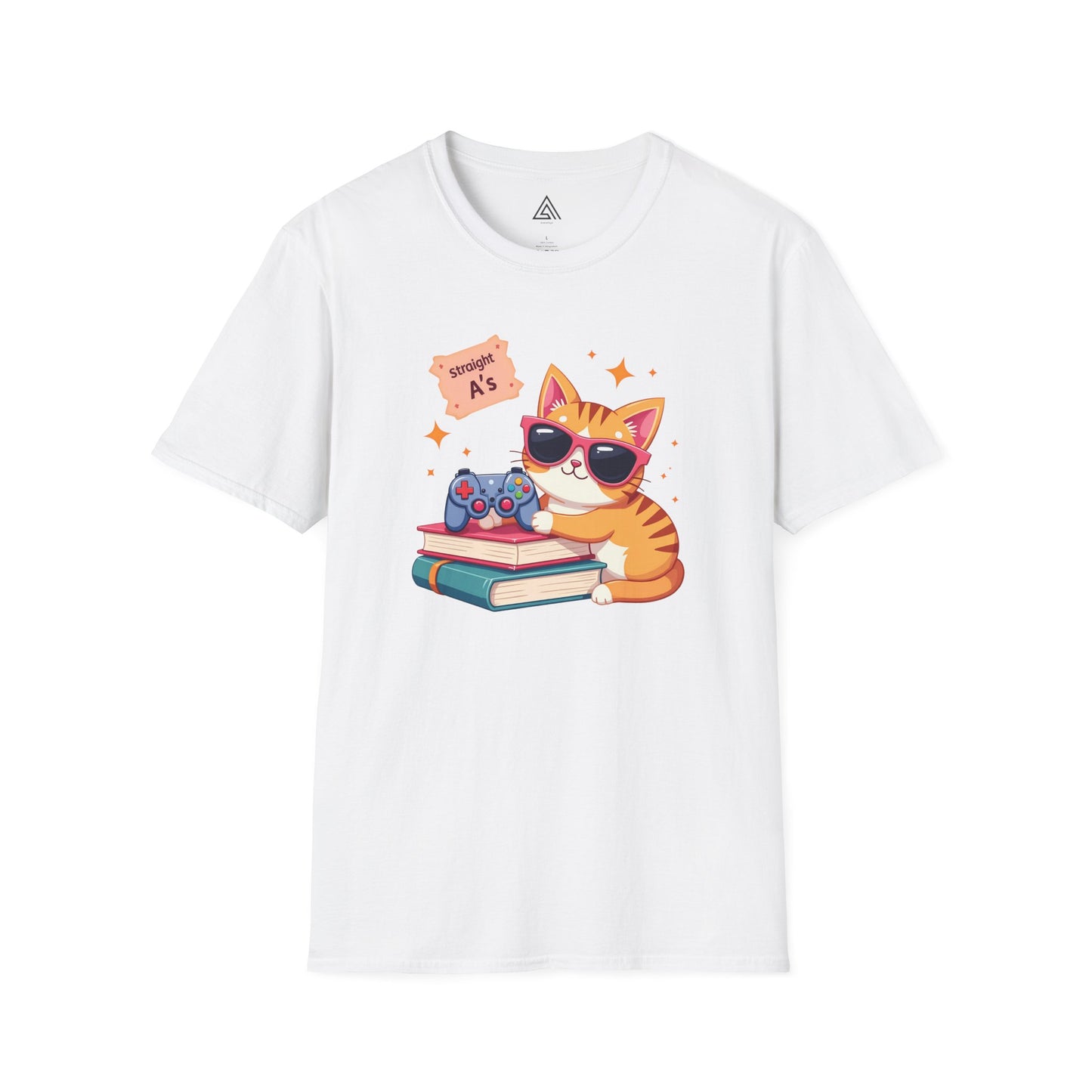 Smart Gamer Cat T-Shirt