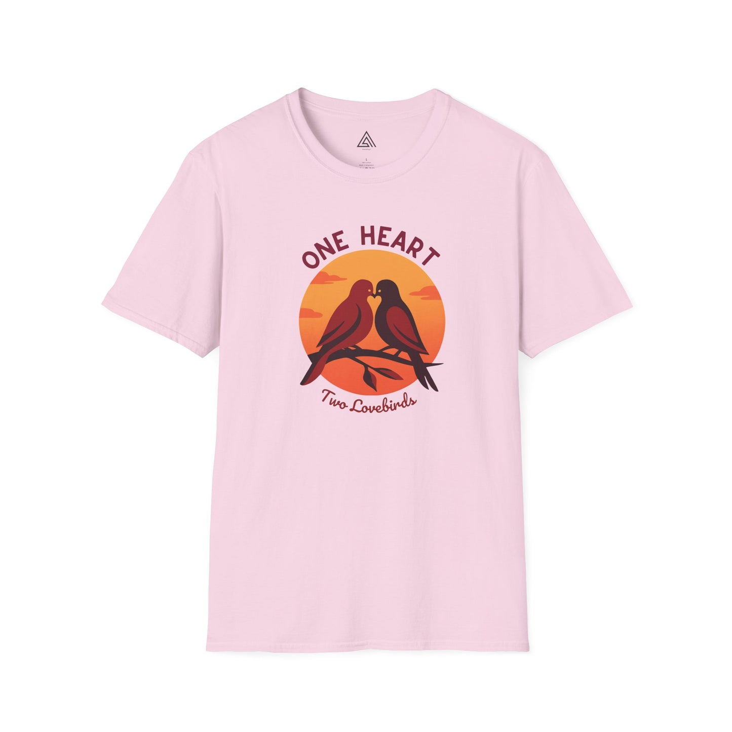 One Heart Two Lovebirds T-Shirt