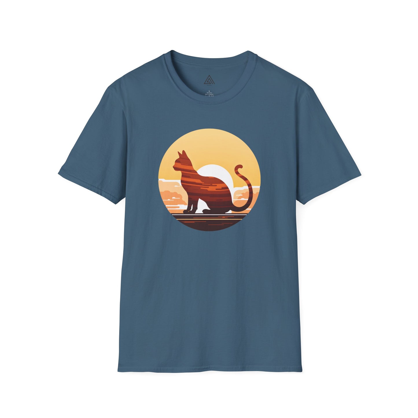 Sunset Silhouette Cat T-Shirt