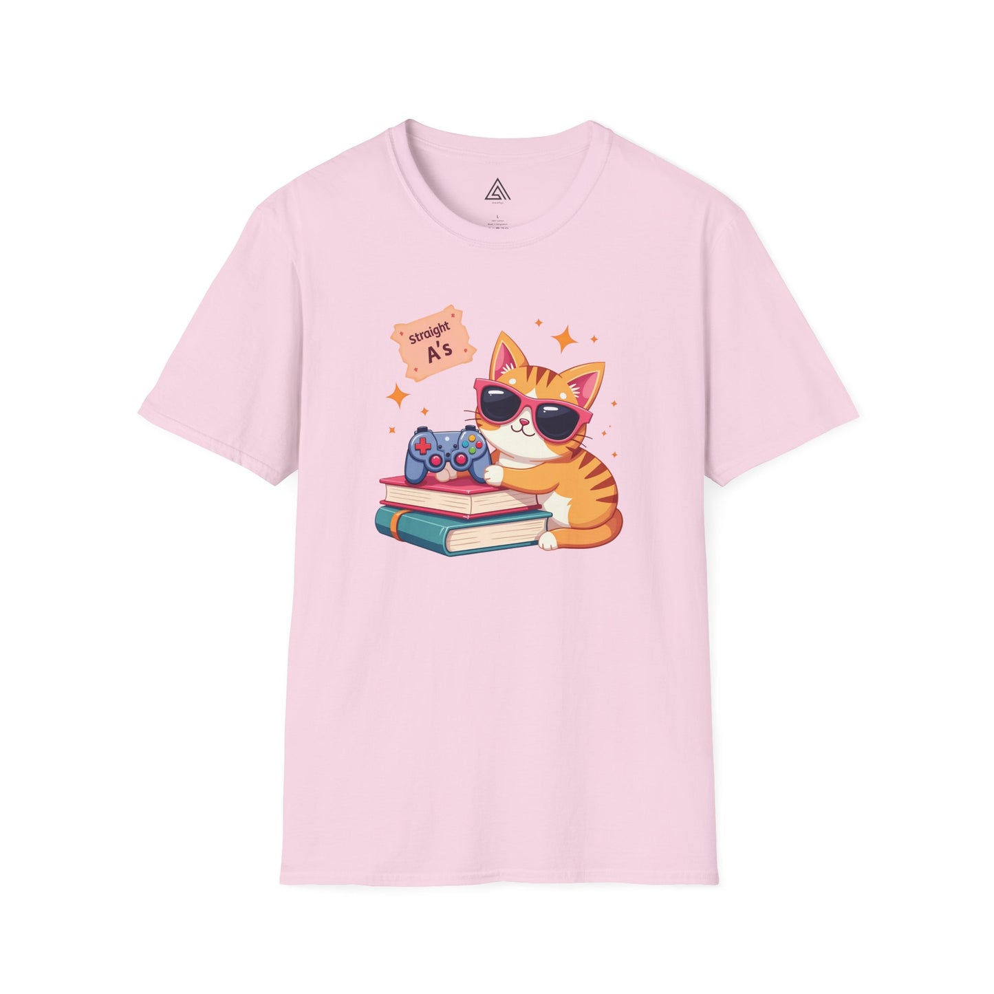 Smart Gamer Cat T-Shirt
