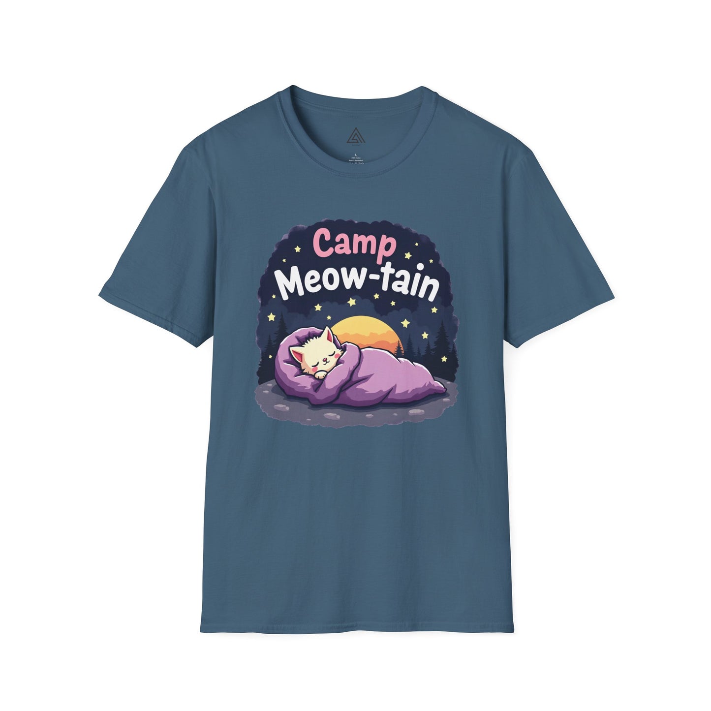 Adventure Cat Night Camp Meow-tain T-Shirt