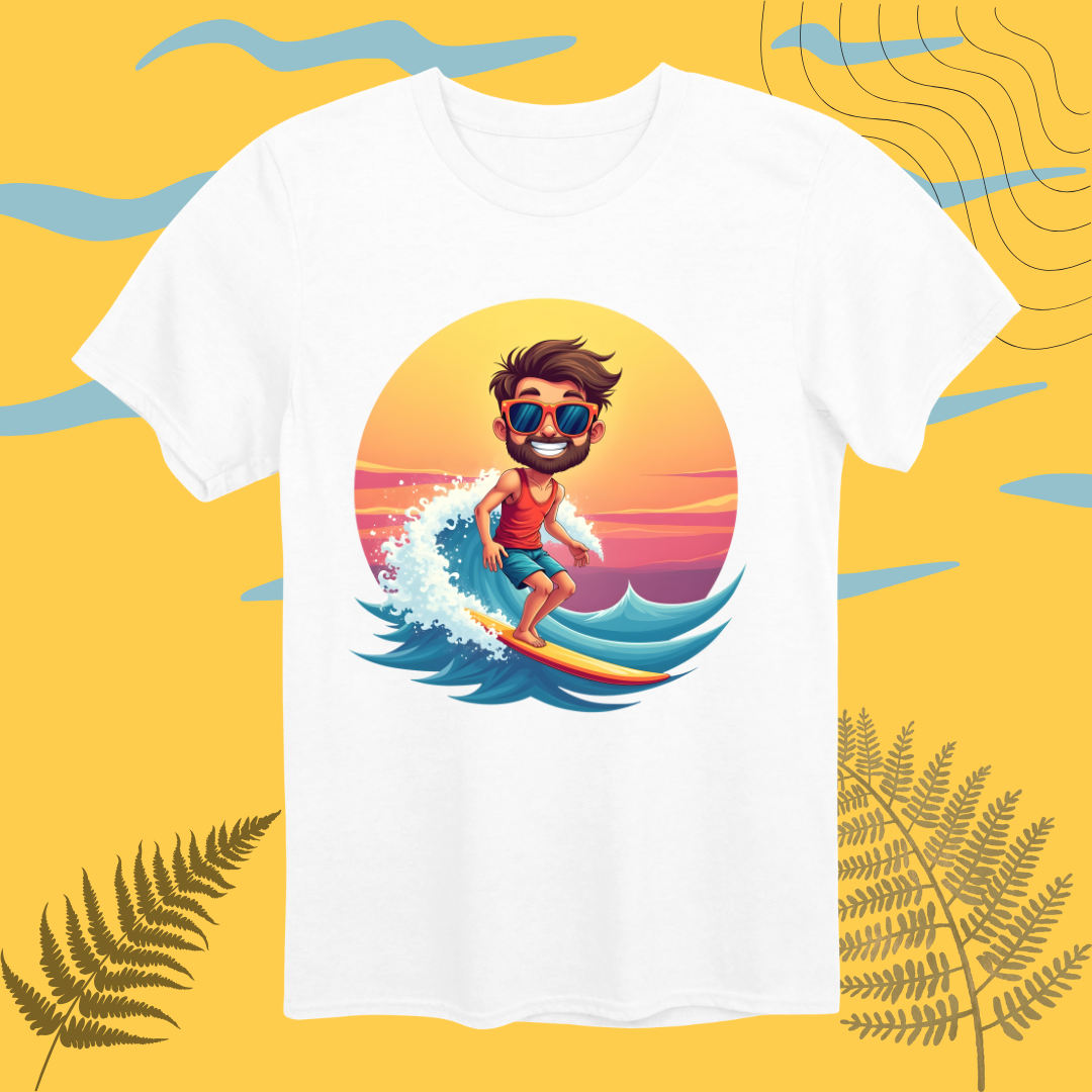 Sunset Surfing Pro T-shirt