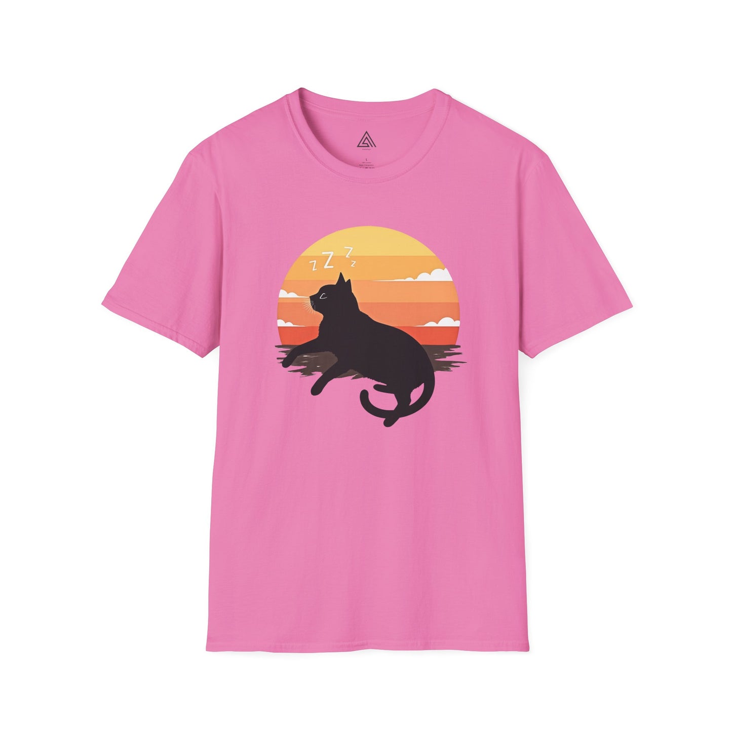 Dreamy Sunset Cat Nap T-Shirt