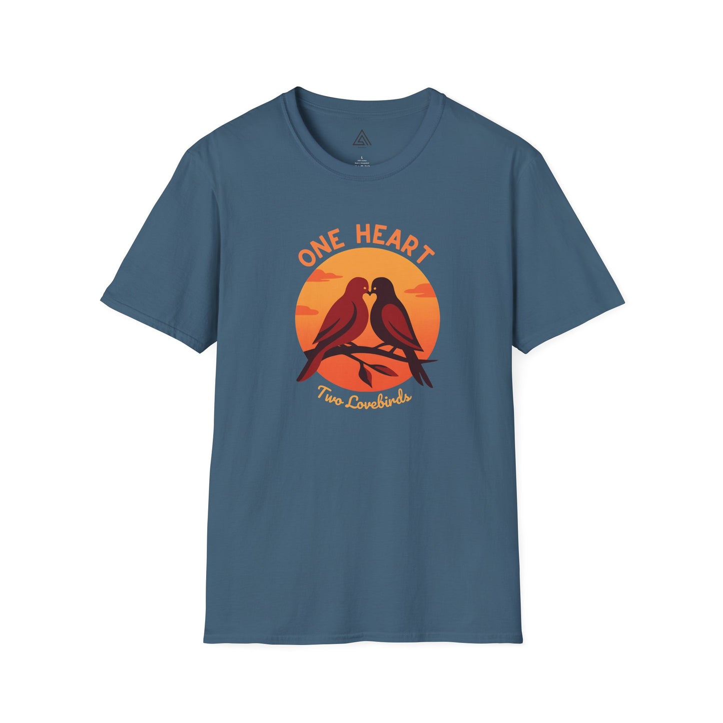 One Heart Two Lovebirds T-Shirt