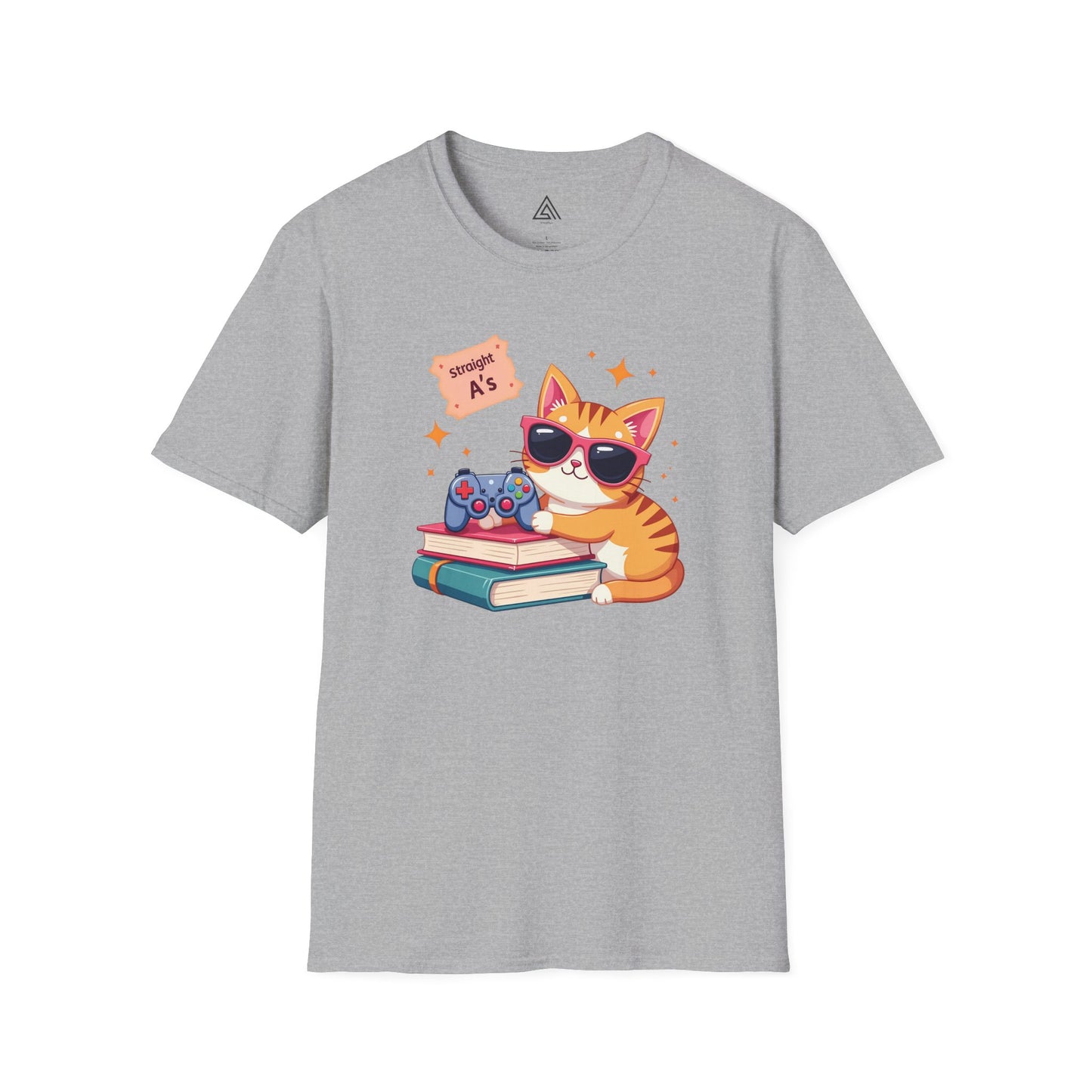Smart Gamer Cat T-Shirt