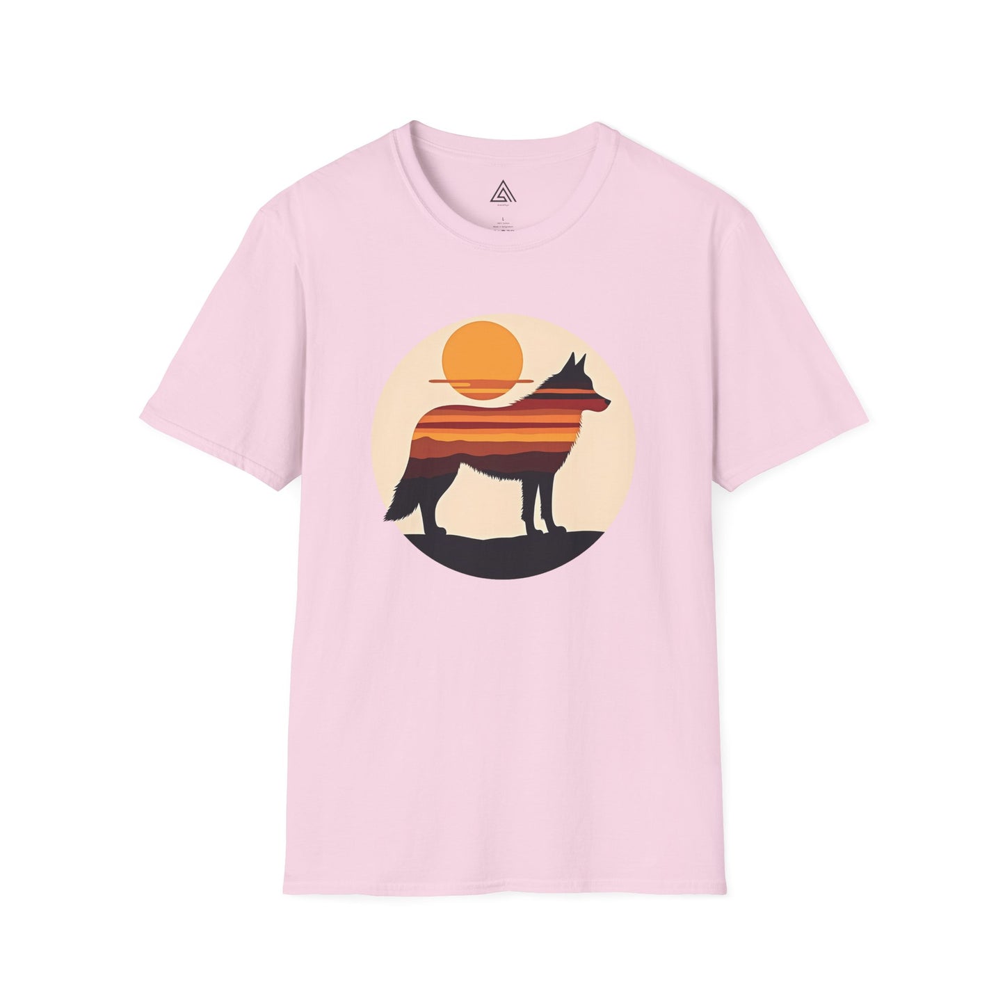Sunset Husky Silhouette T-Shirt