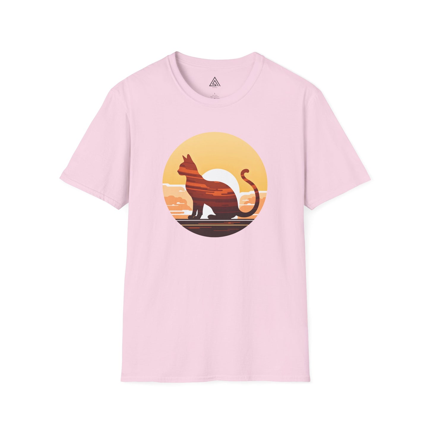 Sunset Silhouette Cat T-Shirt