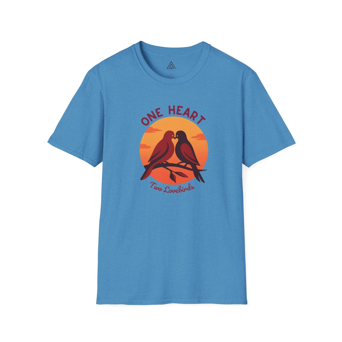 One Heart Two Lovebirds T-Shirt
