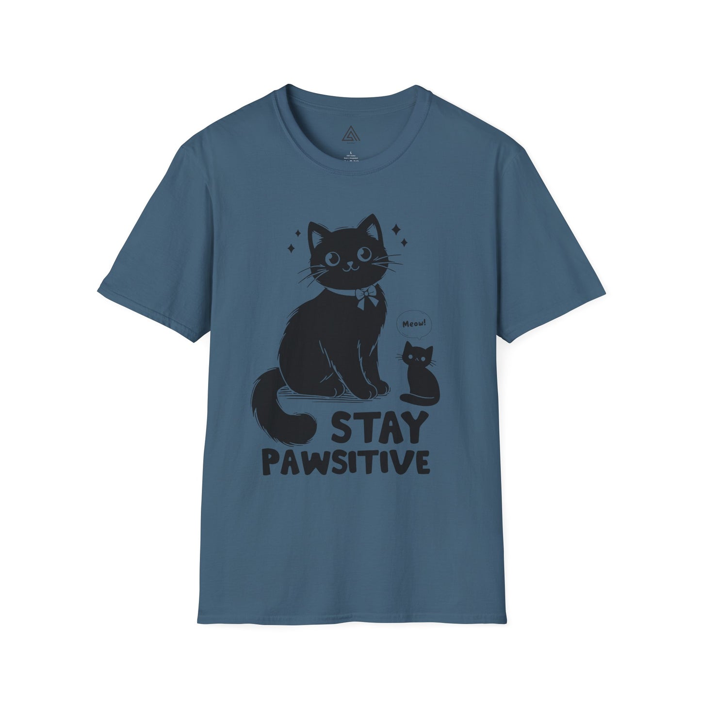 STAY PAWSITIVE Cat T-Shirt