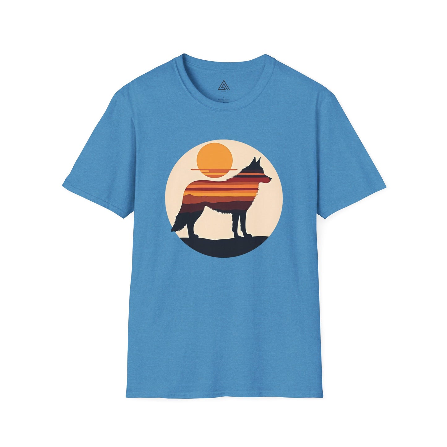 Sunset Husky Silhouette T-Shirt