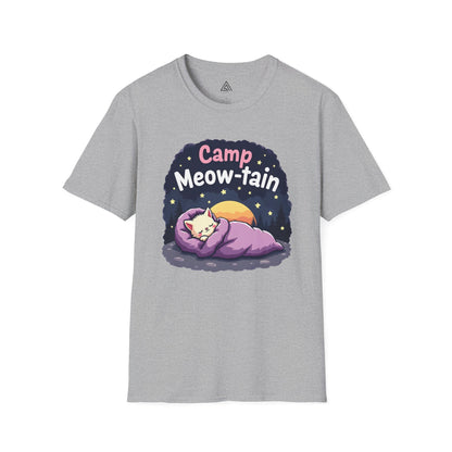 Adventure Cat Night Camp Meow-tain T-Shirt