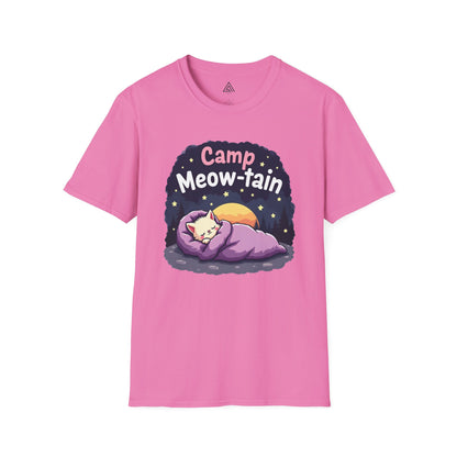 Adventure Cat Night Camp Meow-tain T-Shirt