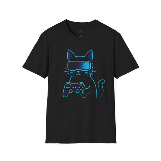VR Gaming Cat T-Shirt