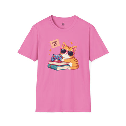 Smart Gamer Cat T-Shirt