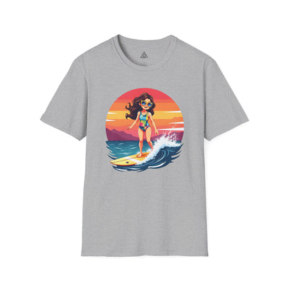 Sunset Surfing Explorer T-Shirt
