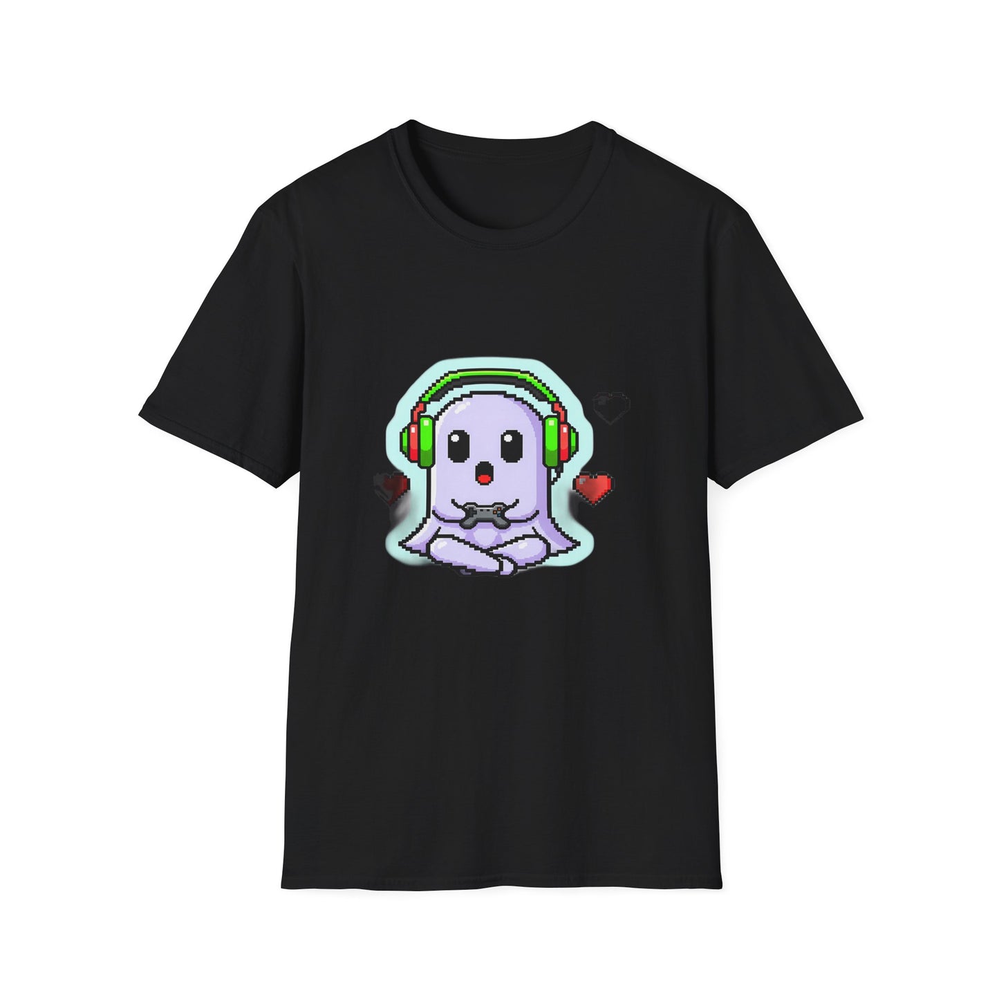 Pixel Ghost Gamer Do Not Disturb Retro T-Shirt