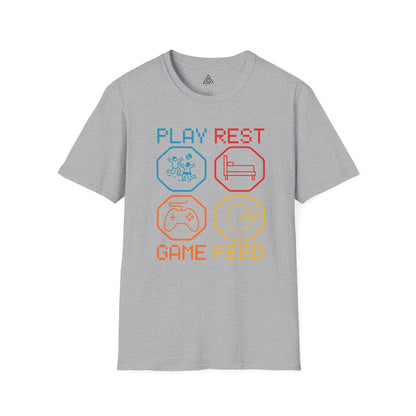 PLAY REST GAME FEED T-Shirt