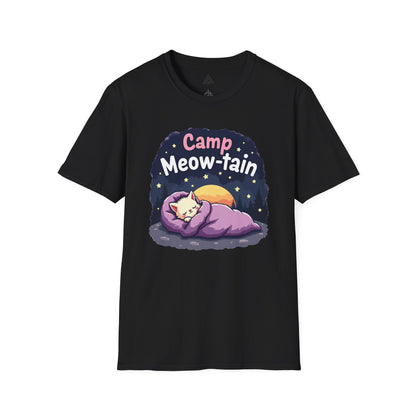 Adventure Cat Night Camp Meow-tain T-Shirt