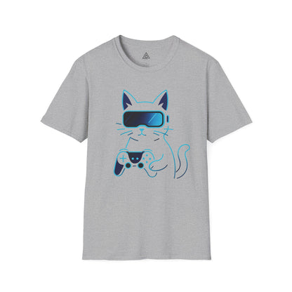 VR Gaming Cat T-Shirt