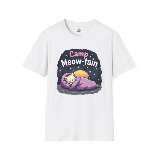 Adventure Cat Night Camp Meow-tain T-Shirt