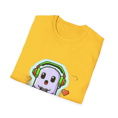 Pixel Ghost Gamer Do Not Disturb Retro T-Shirt