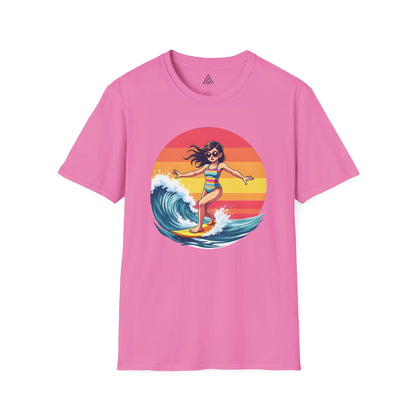 Sunset Surfing Champion T-Shirt