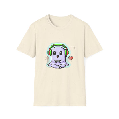 Pixel Ghost Gamer Do Not Disturb Retro T-Shirt