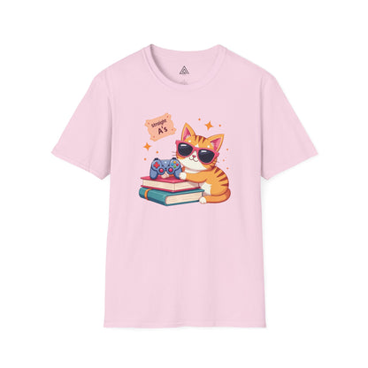 Smart Gamer Cat T-Shirt