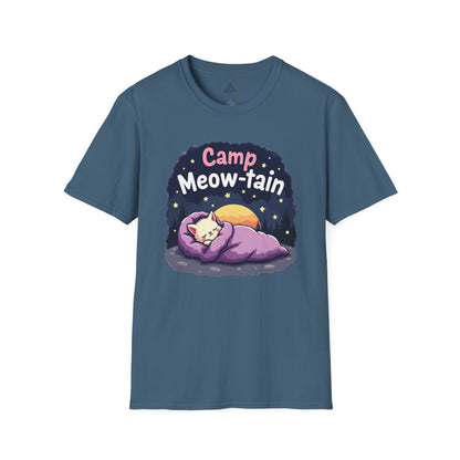 Adventure Cat Night Camp Meow-tain T-Shirt
